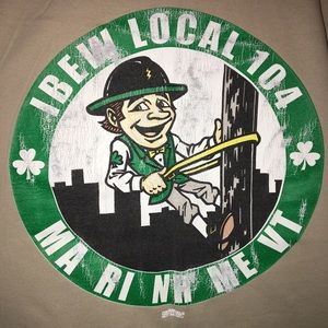 Vintage T-Shirt. IBEW union tee.
